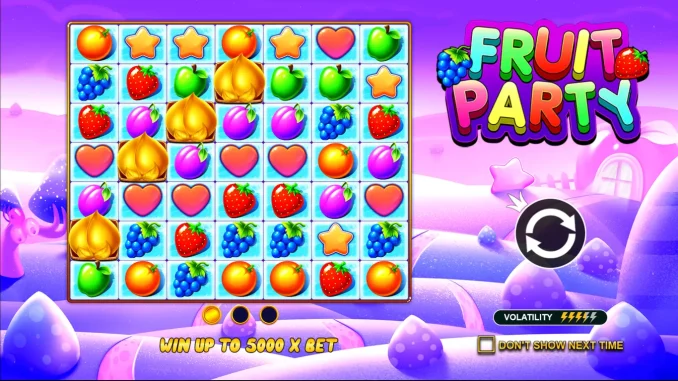 Fruit Party Renkli Meyvelerle Dolu Bol Şanslı Bir Parti